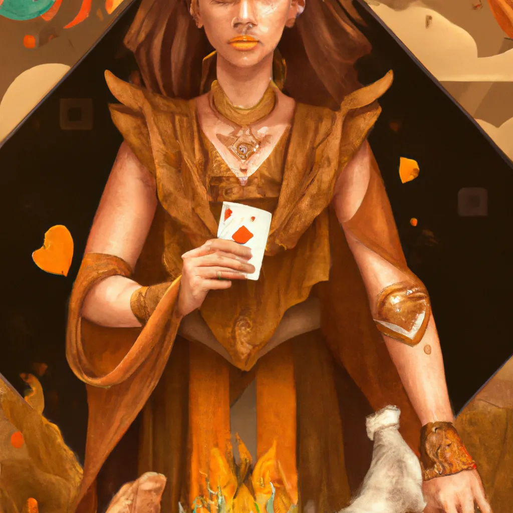 Ilustracao tarot temperanca