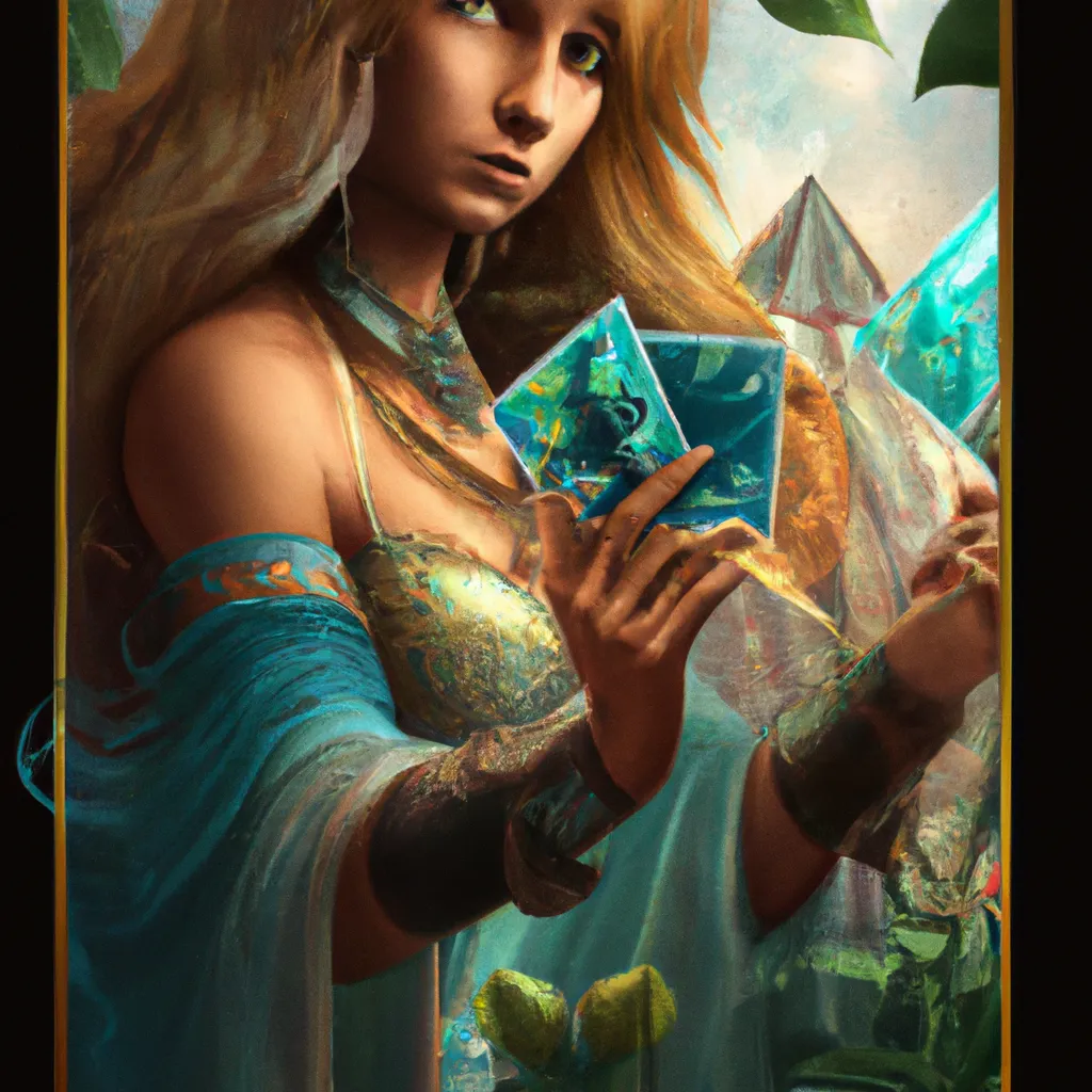 Ilustracao tarot terra