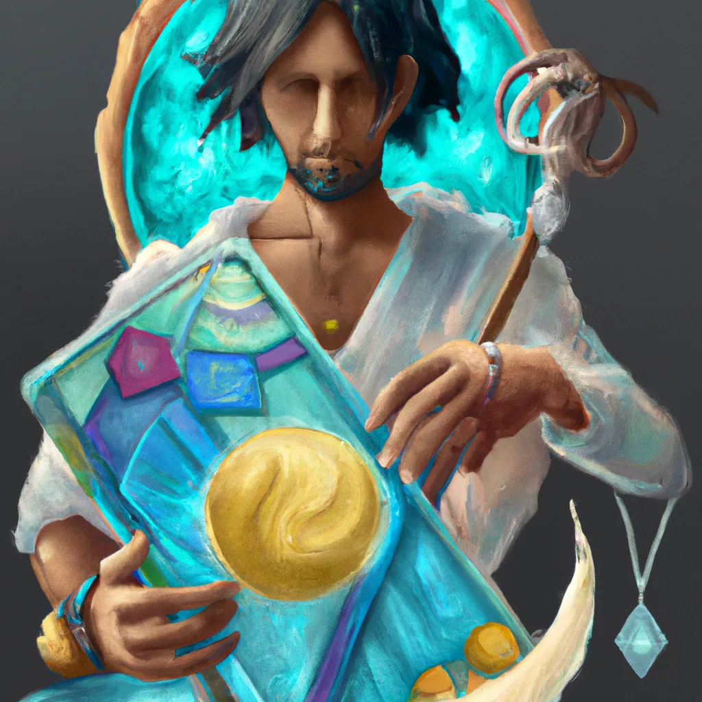 Ilustracao tarot trabalho