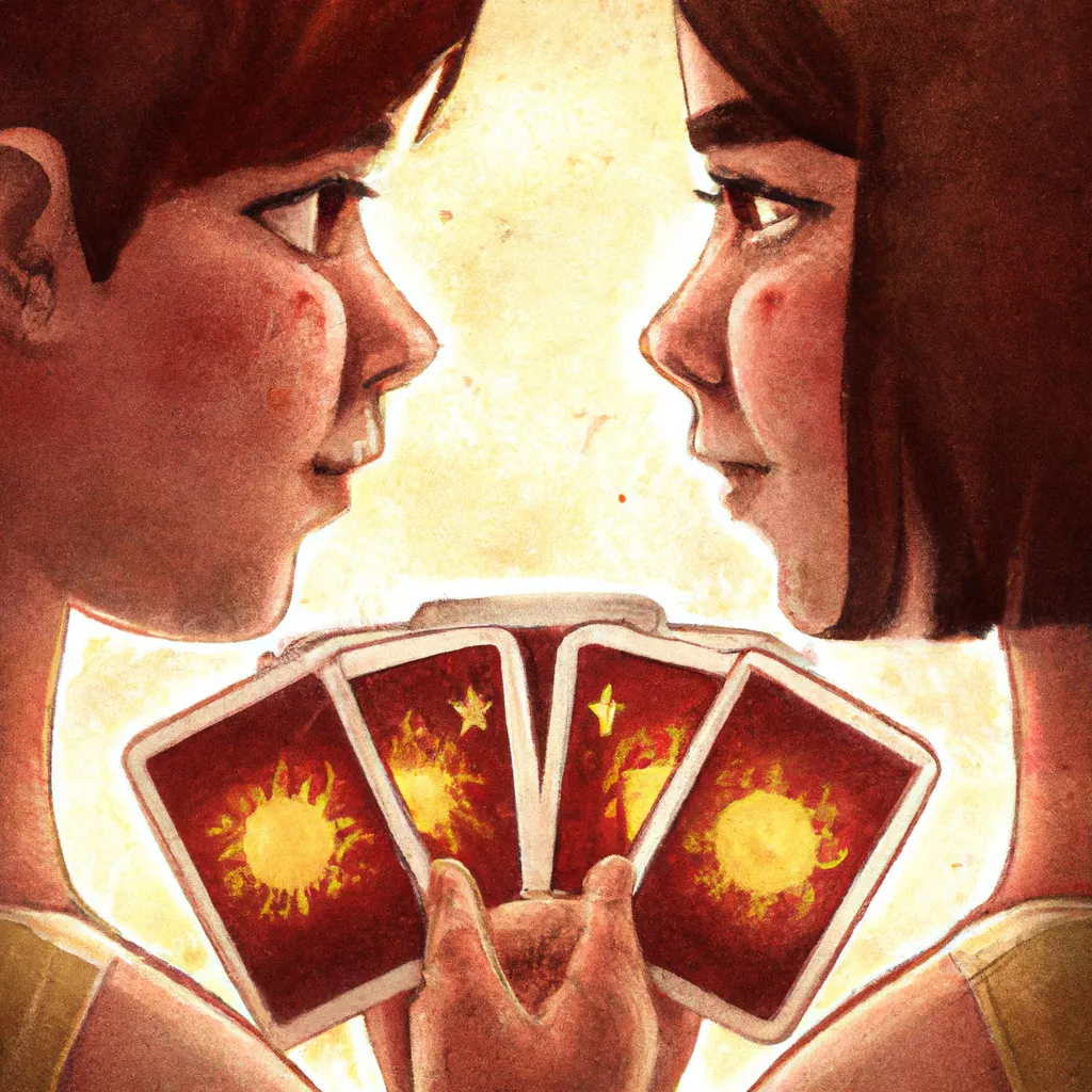 Tarot: Vamos Ficar Juntos? Descubra Agora! 7 Ilustracao tarot vamos ficar juntos
