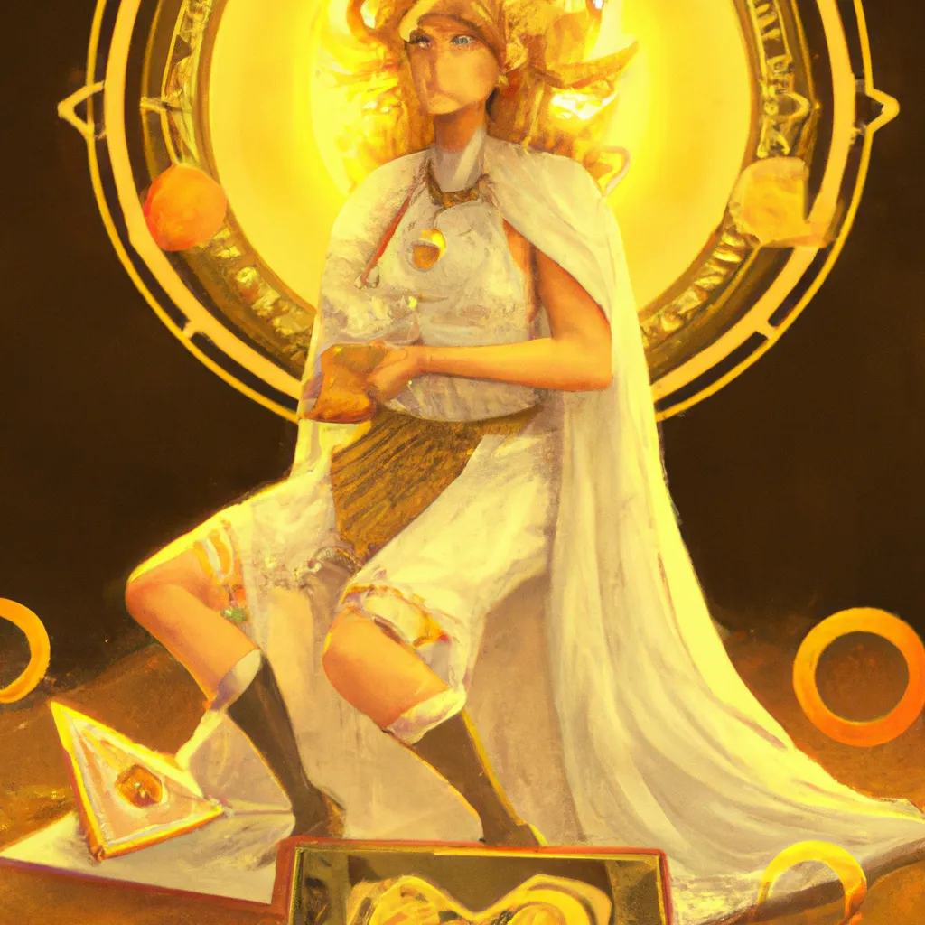 Ilustracao tarot videntes da luz