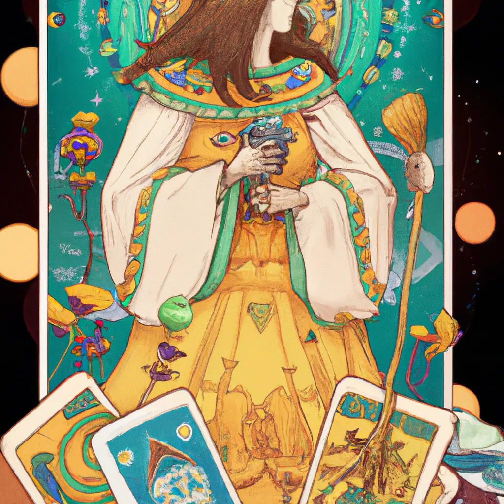Ilustracao tarot xamanico cartas