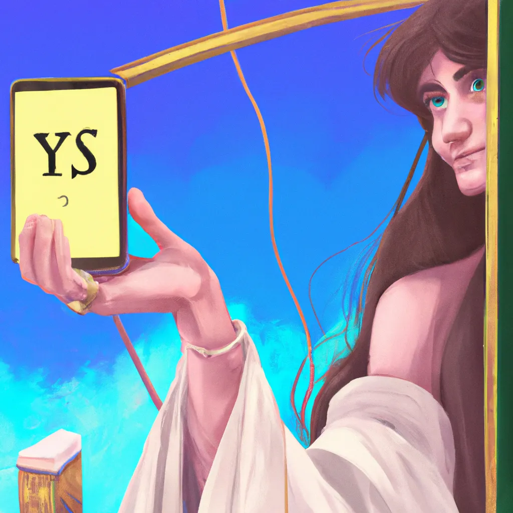 Descubra o Futuro com o Tarot Yes or No! 7 Ilustracao tarot yes or no