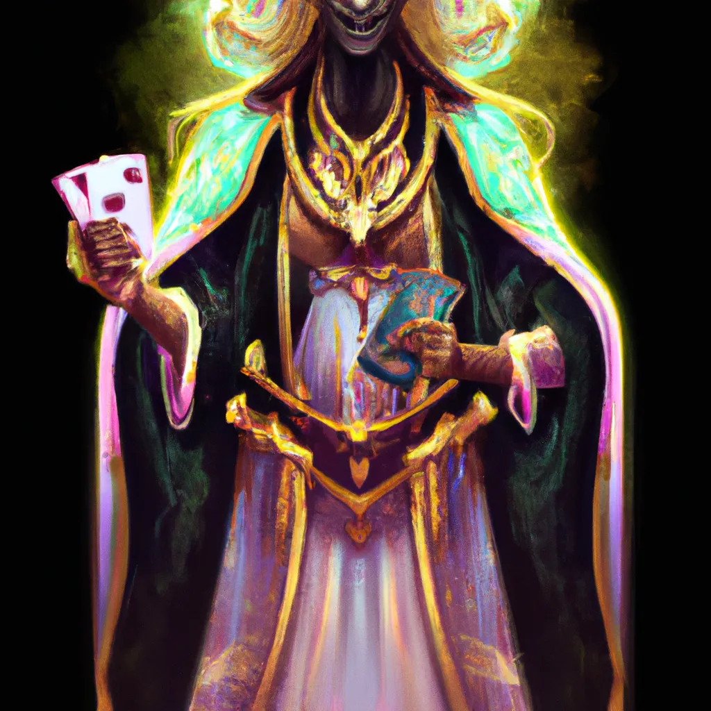 Ilustracao tarot zumbi