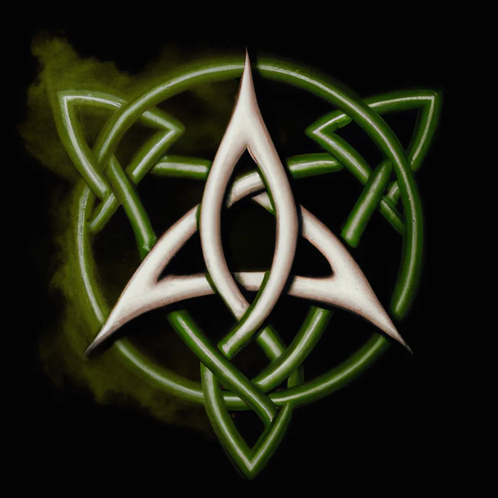 Descubra os Poderes Místicos da Triquetra na Wicca! 7 Ilustracao triquetra in wicca