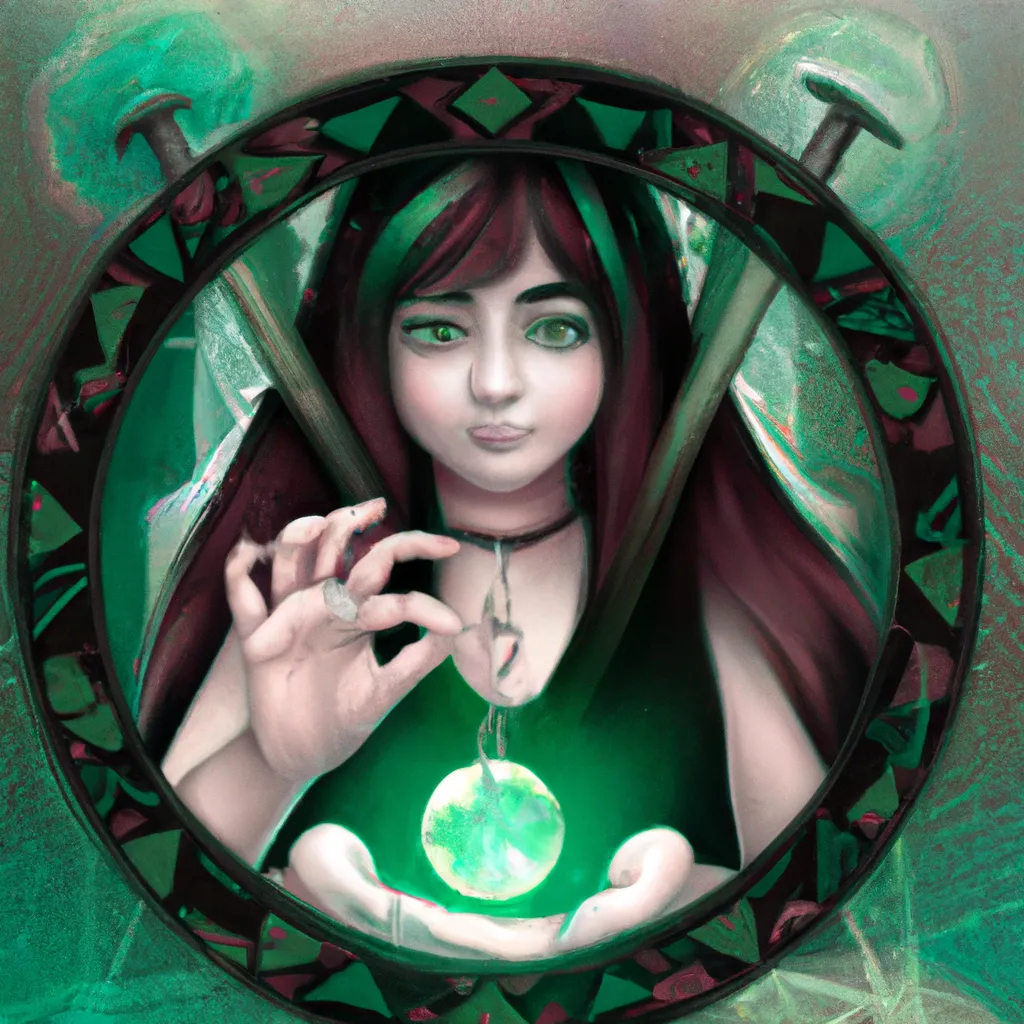 Ilustracao wicca magia simbolos de proteccion