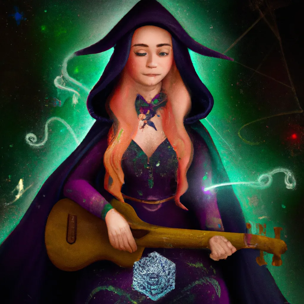 Ilustracao wicca musica