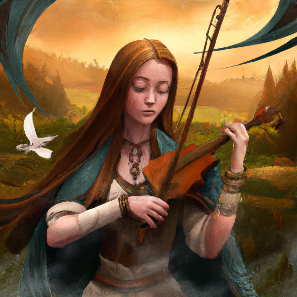 Ilustracao wicca musicas celtas