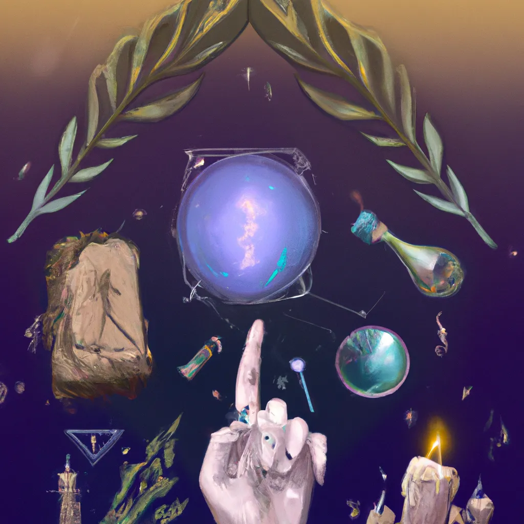 Ilustracao wicca spells