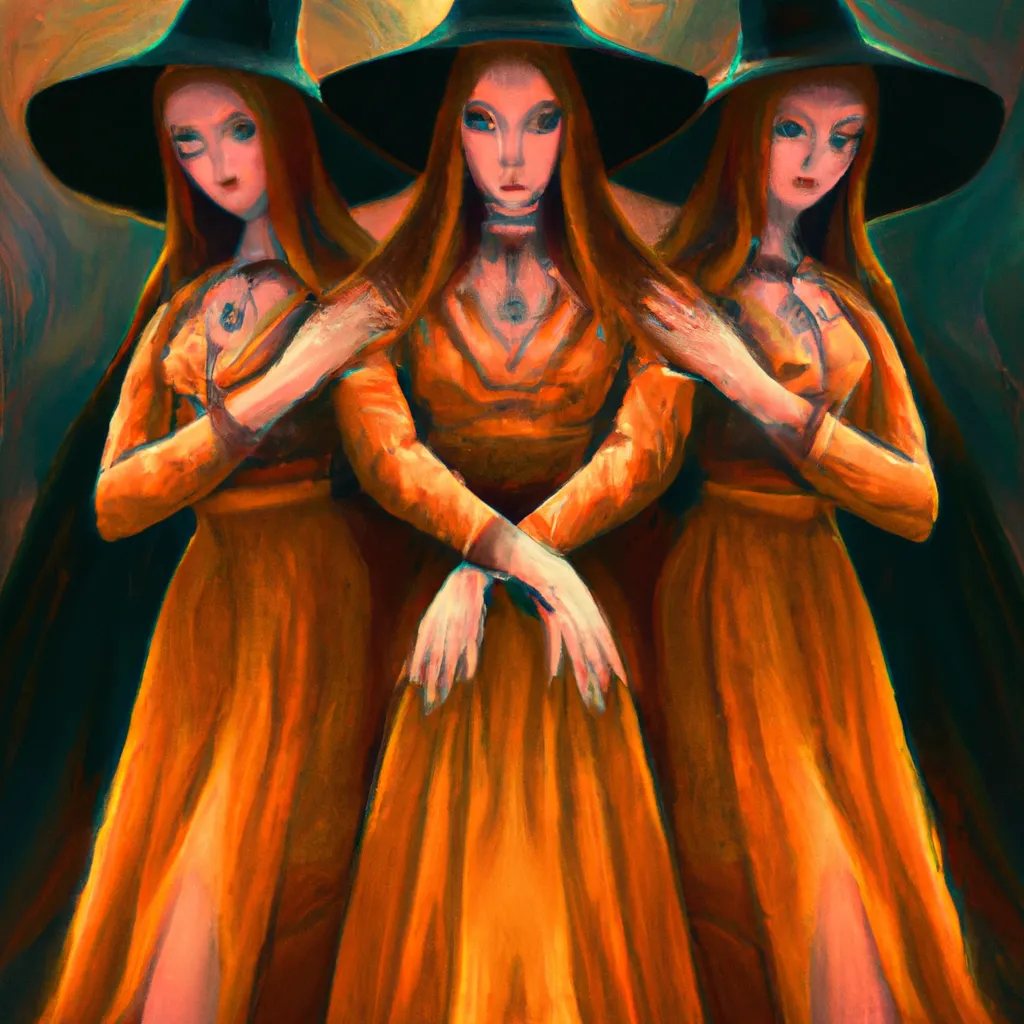 Ilustracao wicca triplice
