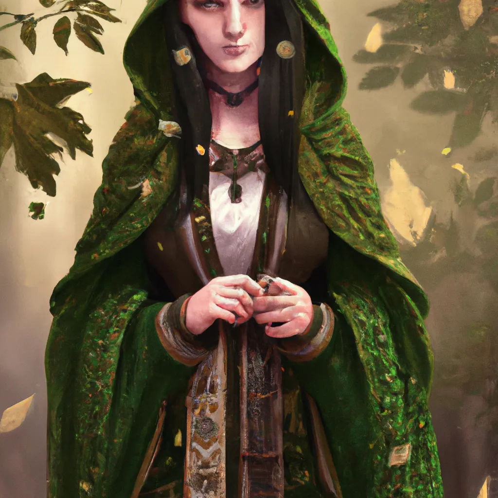 Ilustracao wicca vestimenta