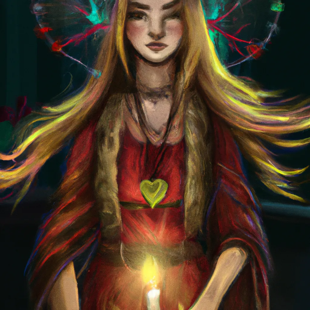 Ilustracao wicca yule