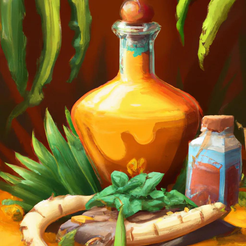 Ilustracao xarope ayurveda