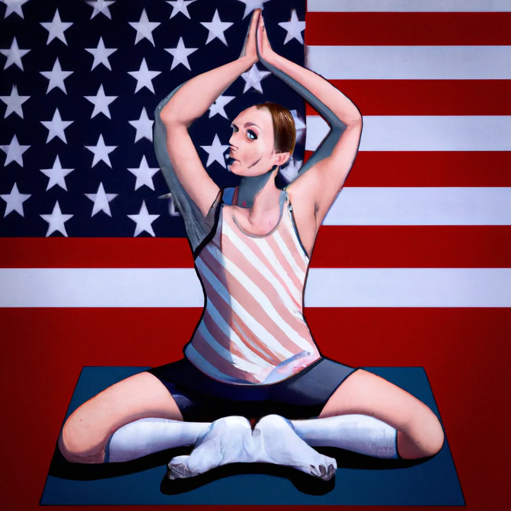 Ilustracao yoga americana