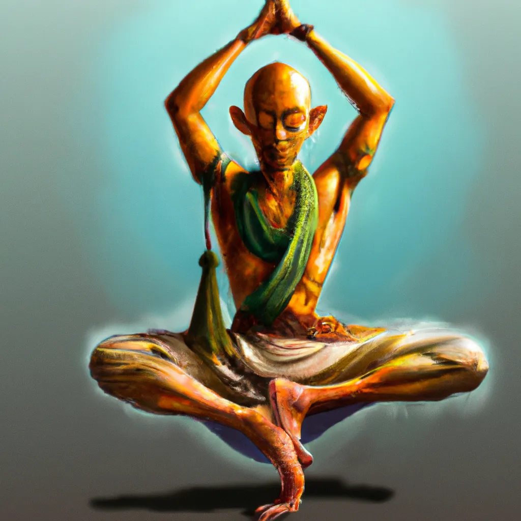 Ilustracao yoga barao