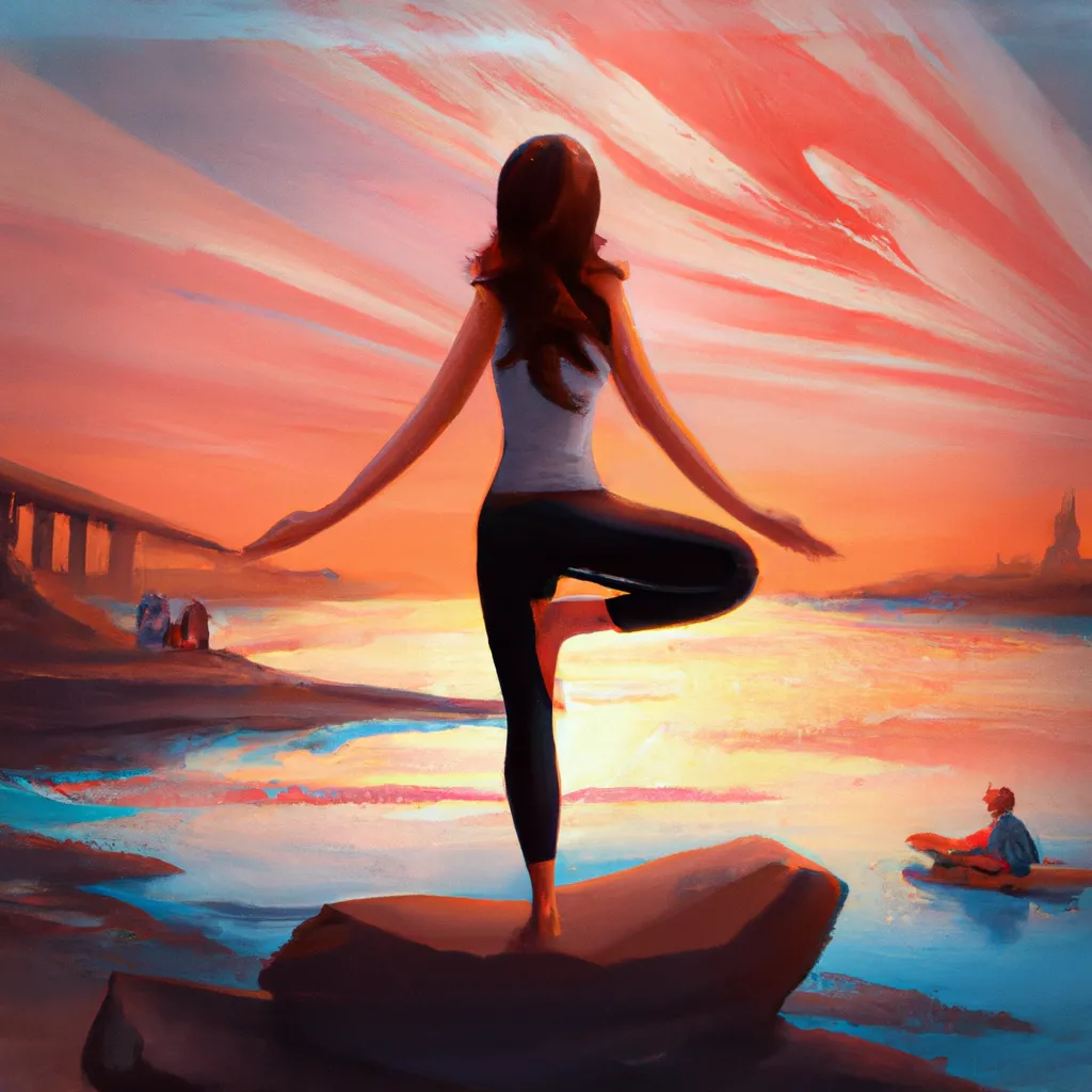 Ilustracao yoga beneficios