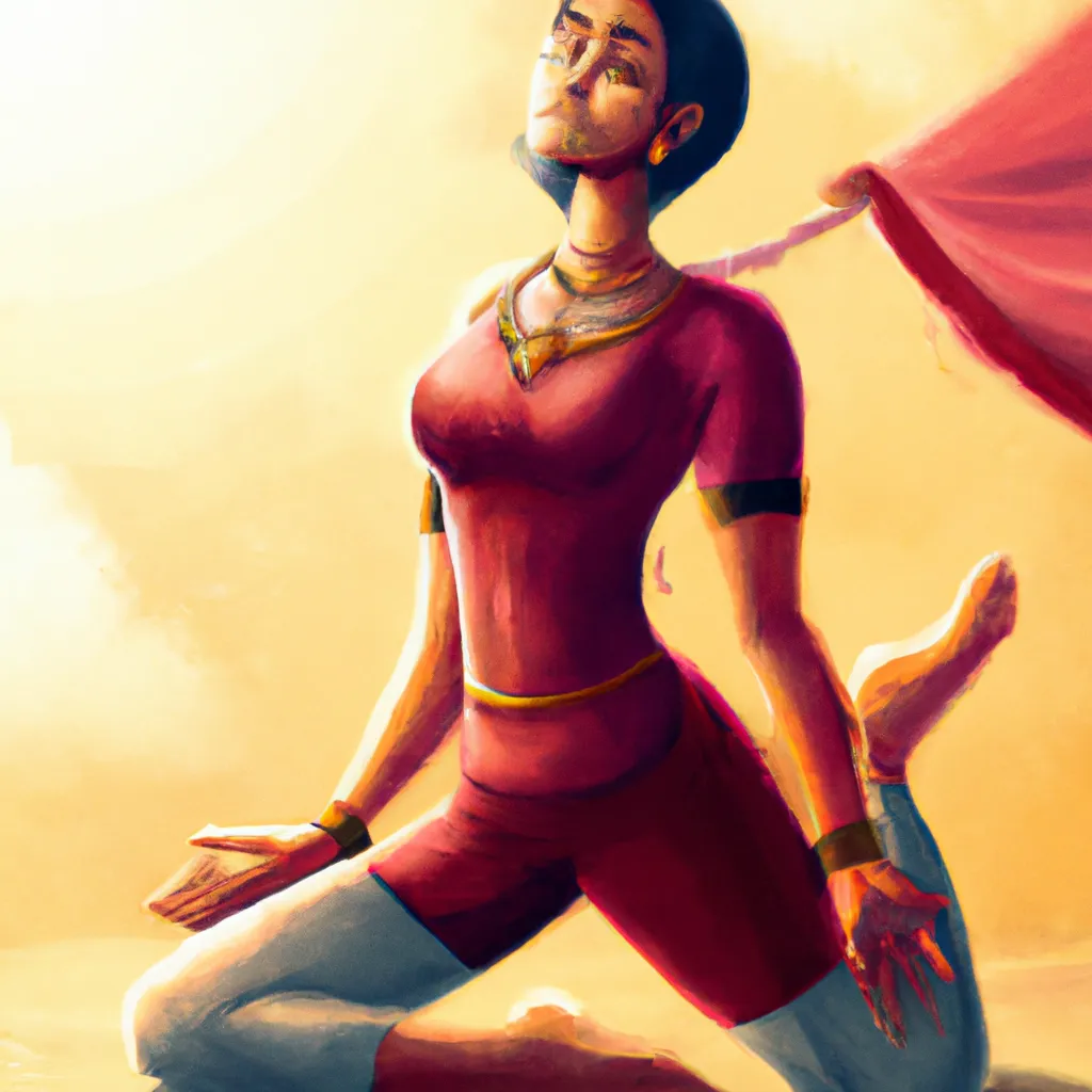 Ilustracao yoga com
