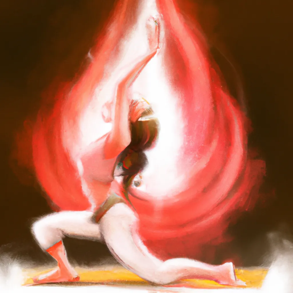 Ilustracao yoga hot