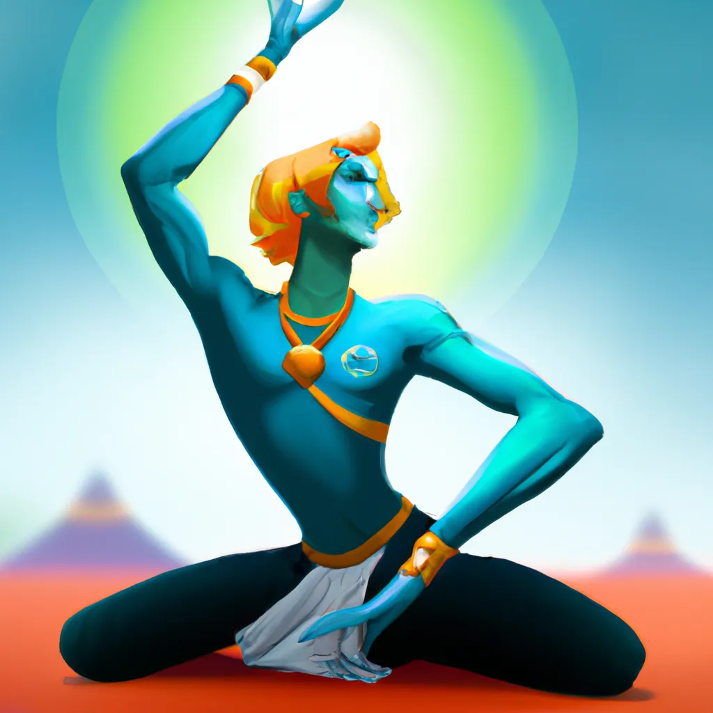 Ilustracao yoga jau