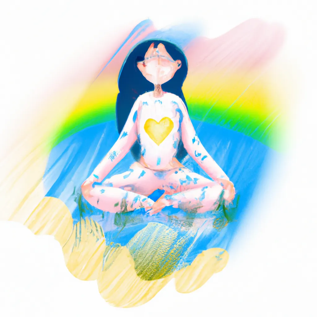 Ilustracao yoga kundalini terapias e meditacao