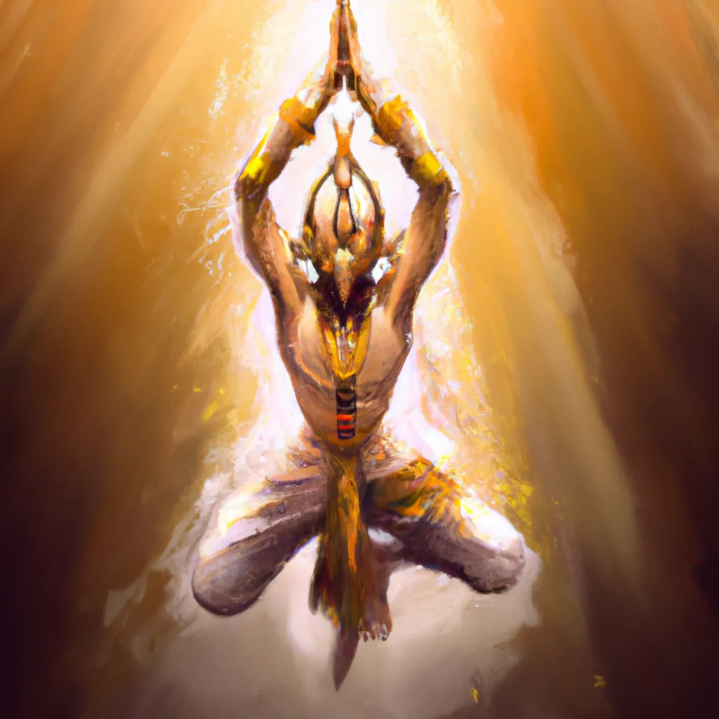 Ilustracao yoga kurunta