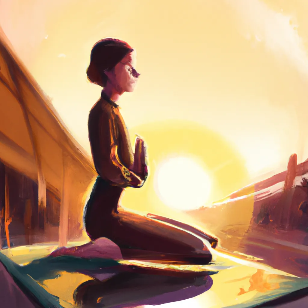 Ilustracao yoga matinal