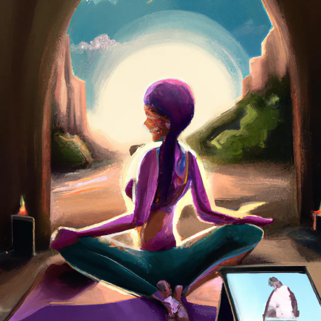 Ilustracao yoga online