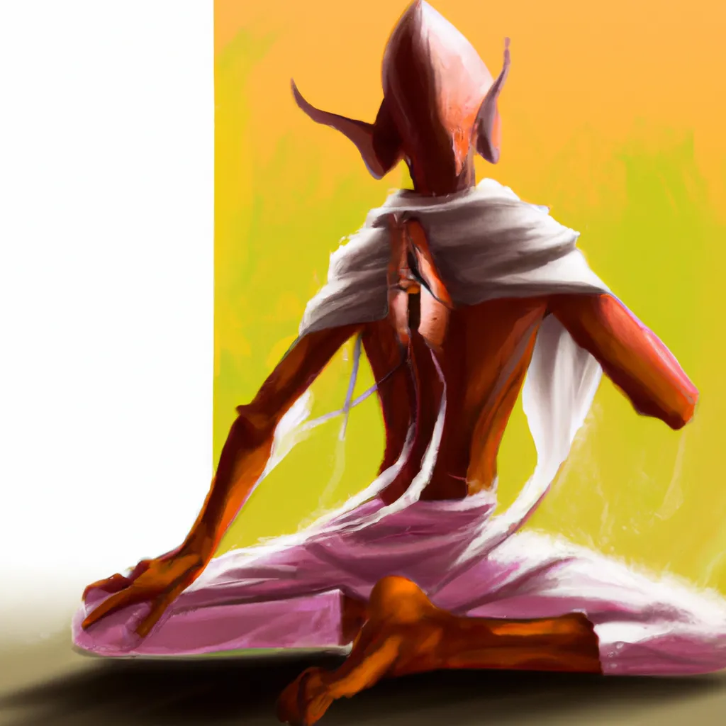 Ilustracao yoga origem
