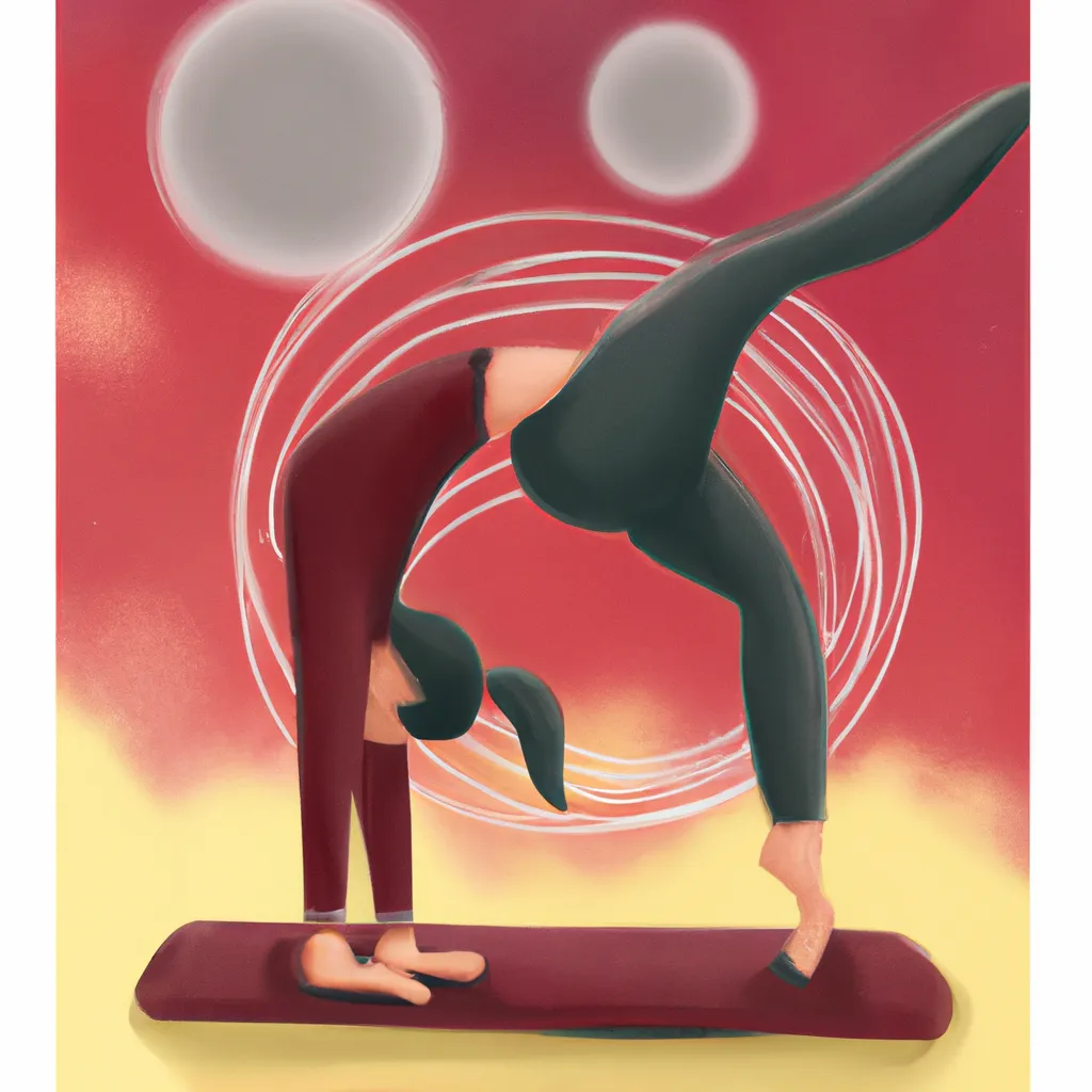 Ilustracao yoga ou pilates para ansiedade