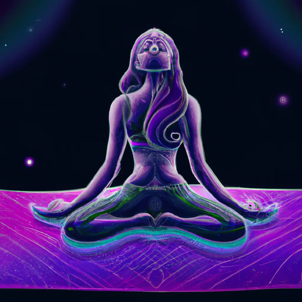 Ilustracao yoga tapete