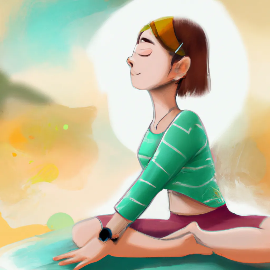 Ilustracao yoga time