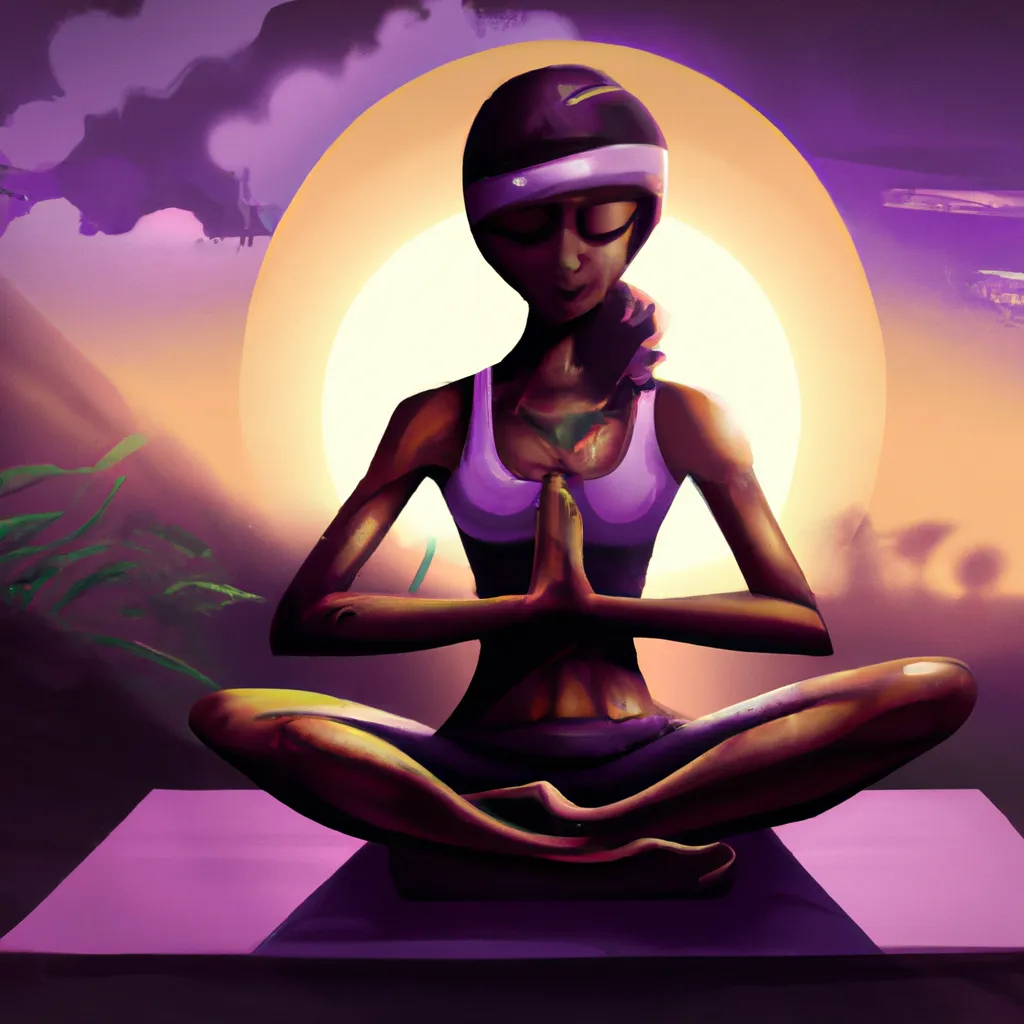 Ilustracao yoga vegano