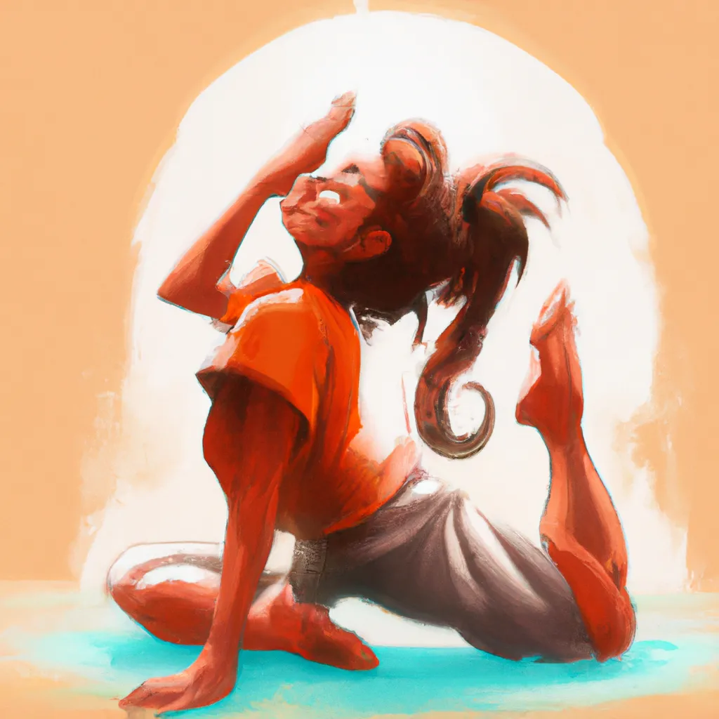 Ilustracao yoga yang