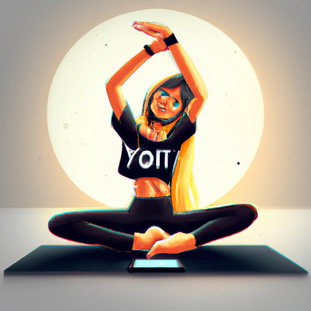 Ilustracao yoga youtube