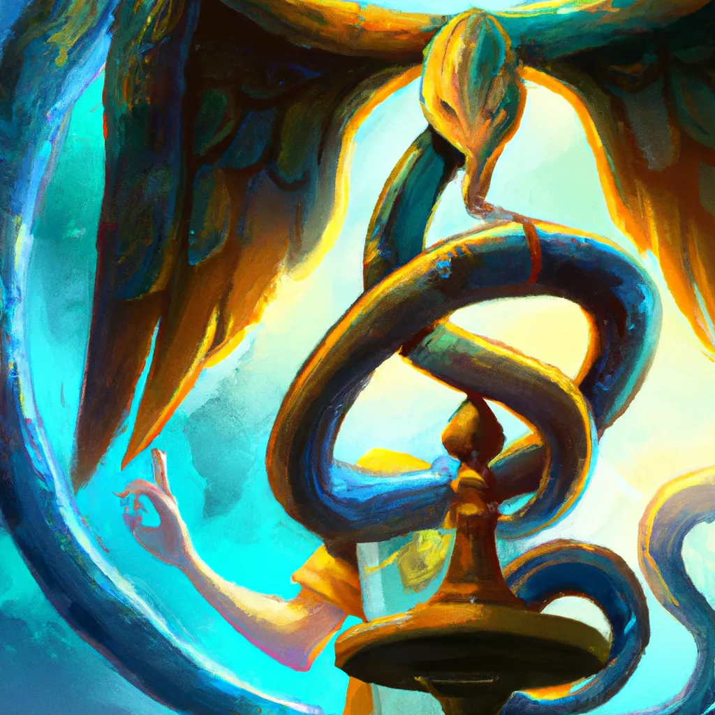 Imagem Compreendendo o Significado Oculto do Caduceu de Hermes