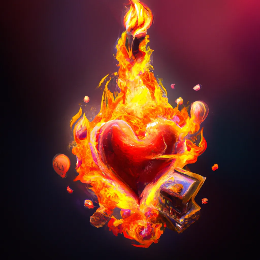 Imagem O Misterio do Coracao Flamigero