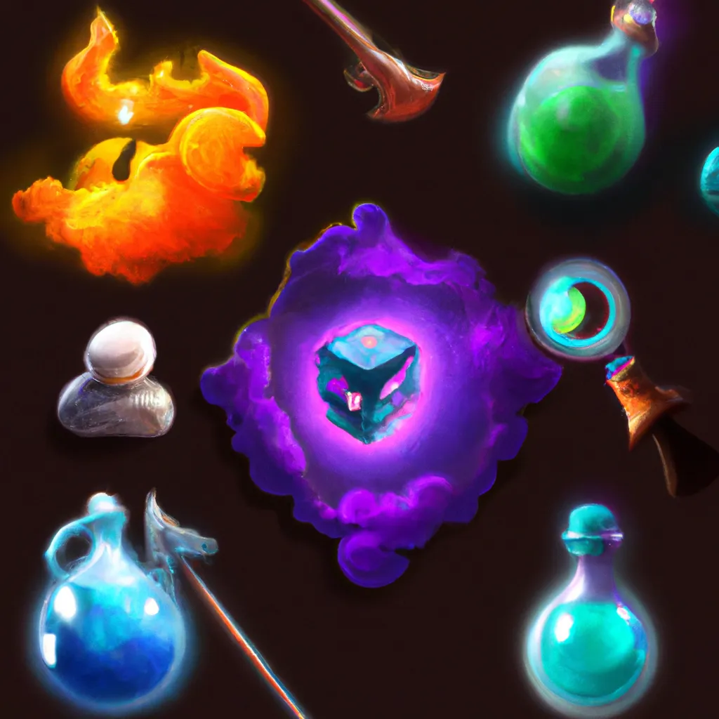 Imagem alquimia jogo combinacoes