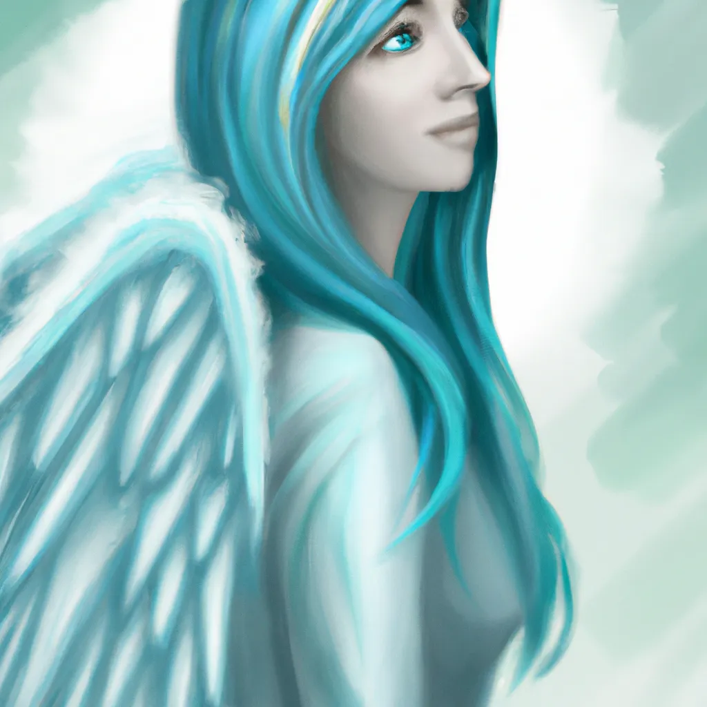 Imagem anjo azul