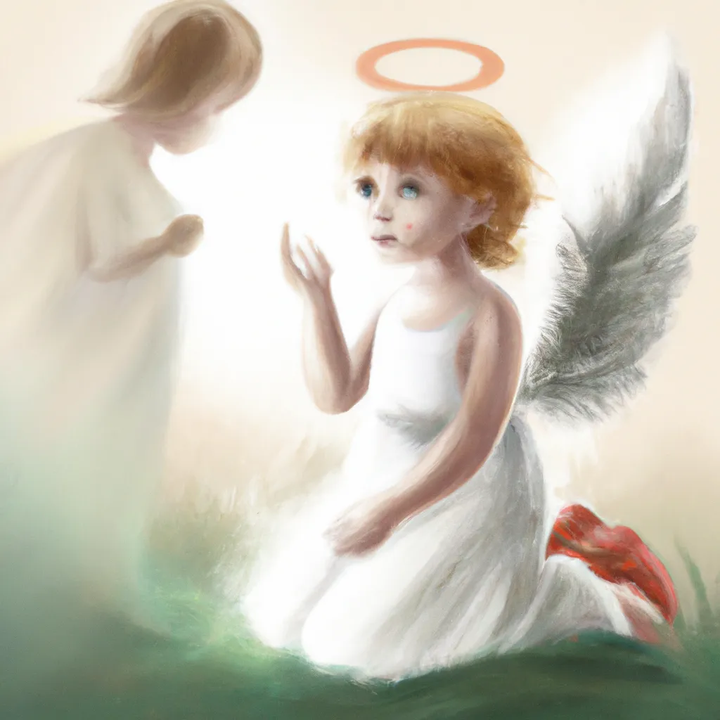 Imagem anjo fala com maria