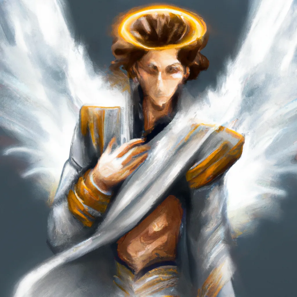 Imagem anjo fantasia masculina
