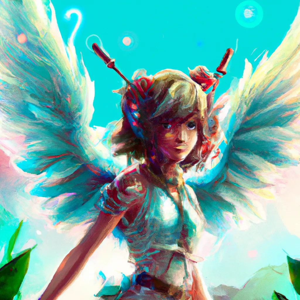 Imagem anjo festa fantasia