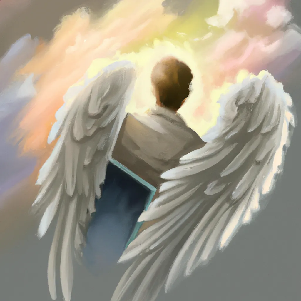 Imagem anjo nas costas