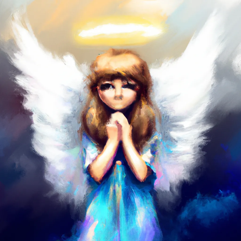 Imagem anjo para imprimir