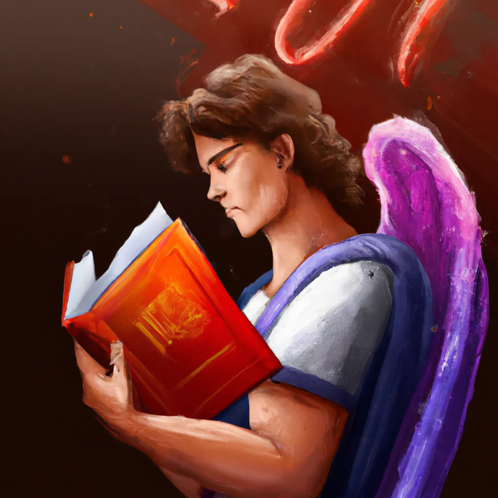 Imagem anjo rafael na biblia
