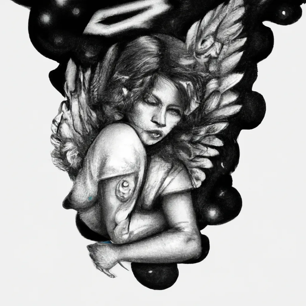 Imagem anjo tattoo