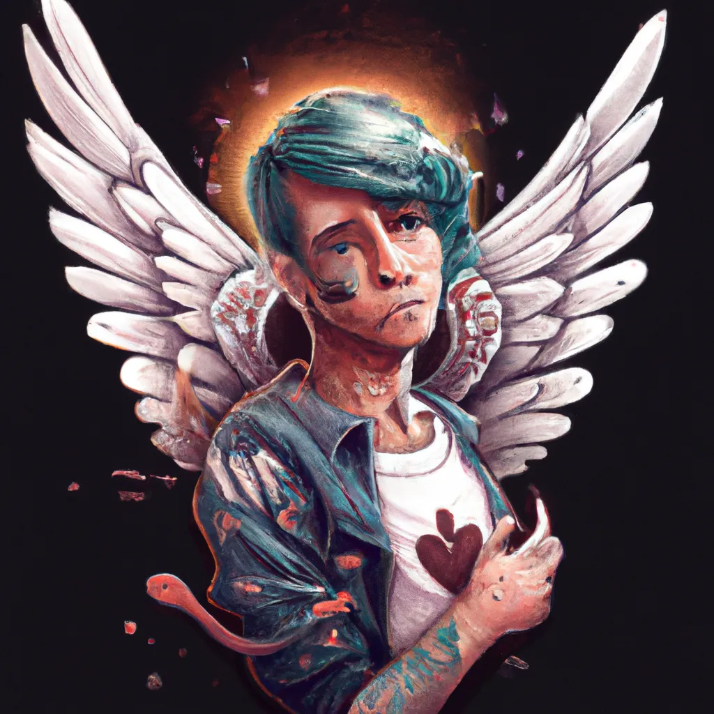 Imagem anjo tatuagem