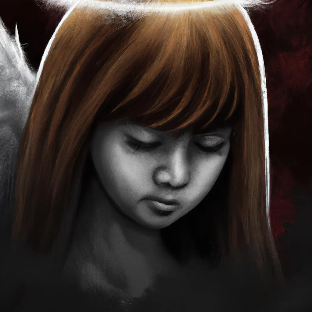 Imagem anjo triste