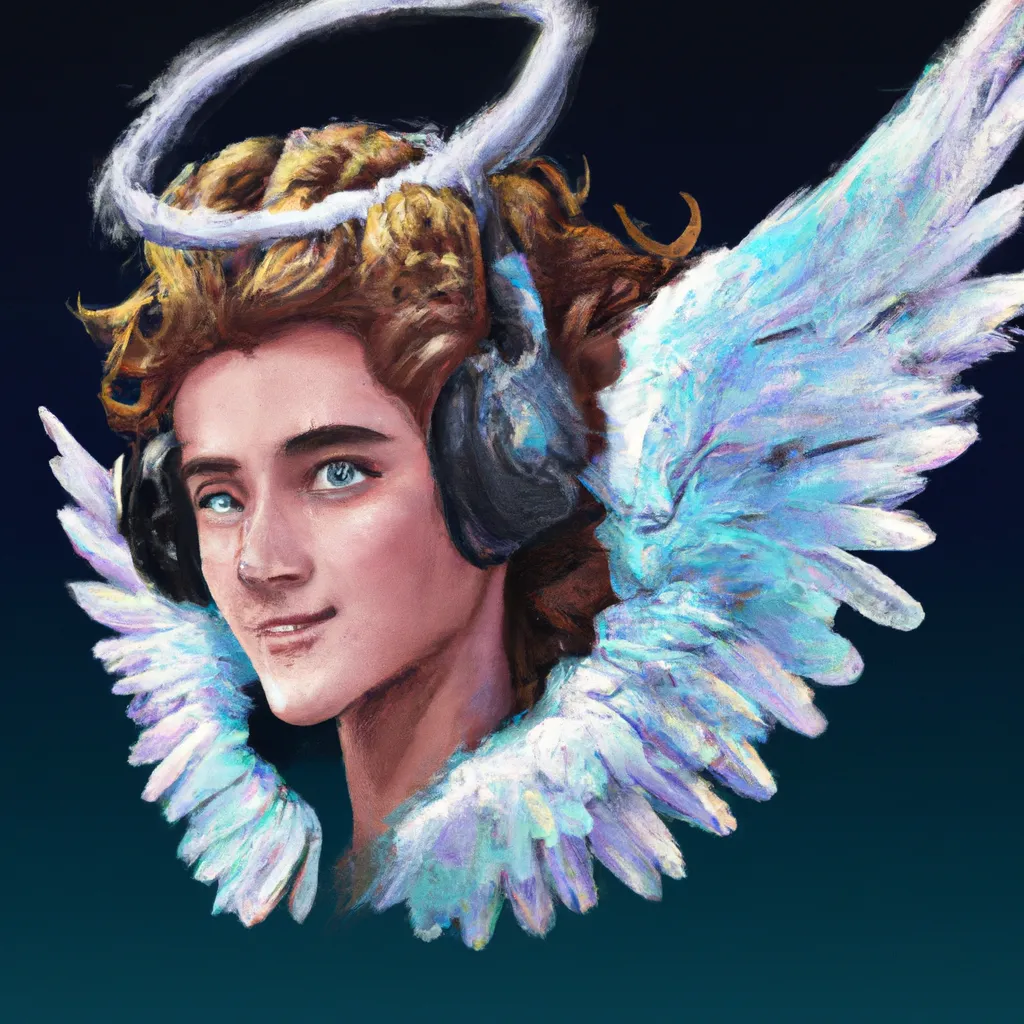 Imagem anjo usa na cabeca