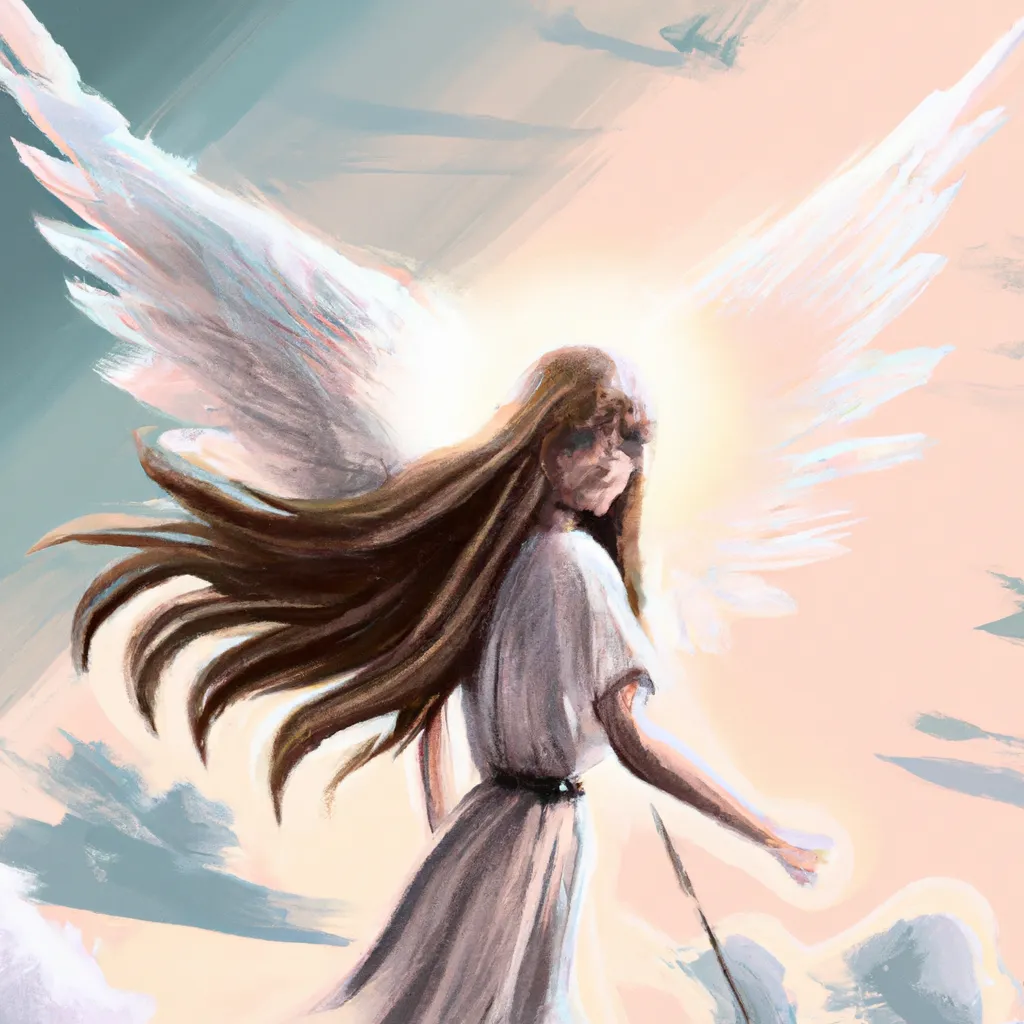Imagem anjo voando