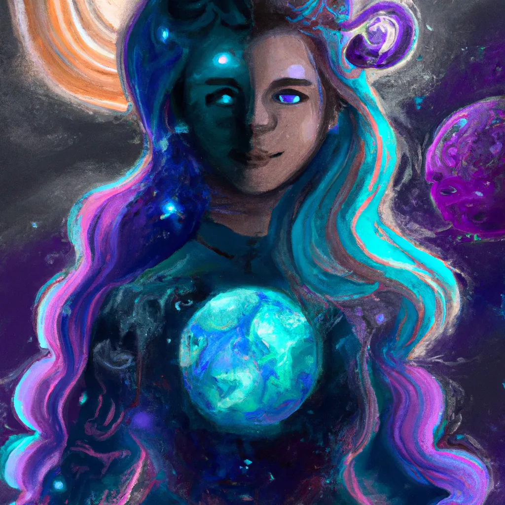 Imagem astrologia karma e transformacao